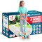 Outdoorcruiser Outdoor Cruiser 3-Wheel Kids Scooter, LED Lighted Wheels, Adjustable T-Bar, Ages 3-8, Aqua/Orange OCKSA678 - alternate 1