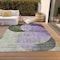 Homeroots 8' X 10' Lavender Purple And Green Geometric Washable Indoor Outdoor Area Rug 604920 - alternate 6