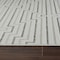 Homeroots 5' X 7' Cream and Beige Geometric Distressed Indoor Outdoor Area Rug 558789 - alternate 3