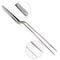 A2Z Scilab Offset Culinary Tweezers, Precision Serrated Jaws, 10 Inch, Stainless Steel Tongs A2Z-ZR1056 - alternate 1