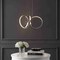 Jonathan Y Helix 24" 1-Light Contemporary Minimalist Aluminum Ribbon Integrated LED Pendant, Chrome/Silver JYL1702A - alternate 6