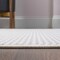 Jonathan Y Cole Modern Minimalist Pinstripe High-Low White/Silver 4 ft. x 6 ft. Area Rug CAR101C-4 - alternate 4