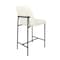 Manhattan Comfort Loft Metal Vegan Leather Counter Stool in Ivory - Set of 2 CS1534-3 - alternate 4