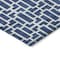 Homeroots 10' X 14' Navy Blue And Ivory Geometric Washable Indoor Outdoor Area Rug 594862 - alternate 6