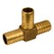 Water Source Hydrant Pipe Tee, 3/4 in, Barb x MNPT, Brass HT75NL - alternate 1