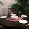 Gibson Home Noble Court 10.5" Dinner Plate Set in White, 12PK 108045.01 - alternate 2