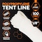 Xpose Safety Nylon Tentline 100ft NT-100-X - alternate 5