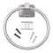Oakbrook Collection Brushed Nickel Towel Ring Die Cast Zinc BH-OB30001BN - alternate 2