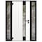 Vdomdoors Aluminum Door Cynex 6113 Natural Oak Entry Steel Metal Modern Painted W12+36+12xH80 Right Inswing CYNEX6113EXD-OAK-W12+36+12xH80-RH-I - alternate 2