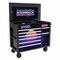 Sunex Synth Retro Designed Juic’d BOX 50 in 7 Drawer Powered Cart - Black 8065PCBKSYNTH - alternate 6