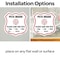 Signmission Pets Inside Shield Sign Alert Please Sav, 4 inch X 4 inch, Vinyl Decal, 2PK SHI-D-2PACK-4-429 - alternate 4
