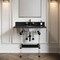 Kingston Brass 36-Inch Black Granite Console Sink with Acrylic Legs and Shelf, 8-Inch, 3-Hole KVPK36KAB5 - alternate 4