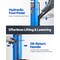 Vevor Transmission Jack 1100 lbs 2-Stage Hydraulic High Lift Vertical Telescopic 1100BLUEJACK - alternate 5