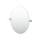 Gatco Waterline 26.5" Frameless Oval Mirror, Chrome 5589 - alternate 1