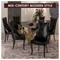 Leisuremod Novara Collection Modern Wooden Dining Chair in Black, 4PK NC20BL4 - alternate 3