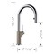 Blanco Urbena Pull-Down 1.5 GPM, Chrome/Truffle 526397 - alternate 5
