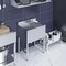 Amgood 1 bowl, Freestanding, 304 Stainless Steel, 24 in. W x 19 in. L x 33 in. H AMG SINK BAR S1C-101410-L-NF-Z - alternate 5
