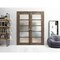 Sartodoors Solid French Double Doors Oak Solid Core Modern Interior QUADRO4002DD-AKA-36 - alternate 1