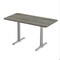 Correll Rectangle Cafe Table, 60 in W, 30 in L, 29 in H, Particleboard Top, New England Driftwood STT3060-52-98-52 - alternate 1