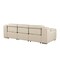 Homeroots 103" Beige Italian Leather Reclining USB Sofa 632895 - alternate 5