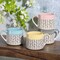 Gibson Home Morning Mist 4 Piece 15 Ounce Stoneware Belly Mug Set in Assorted Colors 136959.04R - alternate 2