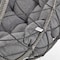 Leisuremod Summit Foldable Egg Swing Chair with Iron Stand, UV-Resistant Wicker, Weatherproof SSCBL-35CH - alternate 3