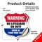 Signmission Pool Warning Shield Sign No Lifeguard On, 4 inch X 4 inch, Vinyl Decal, 2PK SHI-D-2PACK-4-432 - alternate 3