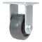 Vestil Rubber Rigid Caster 4 In. Diameter x 2 In. Width 551 Lb. Capacity Dark Gray/Gold CST-KSM-4X2MR-R - alternate 1