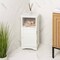 Happimess Serene 27.5"H Handcrafted Acacia Wood Bathroom Freestanding Floor Bathroom Storage Cabinet w/Louver SHF2001W - alternate 5