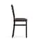 Flash Furniture HERCULES Black Ladder Back Metal Restaurant Chair - Mocha Vinyl Seat, 4PK 4-XU-DG694BLAD-MCHV-GG - alternate 6