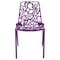 Leisuremod Modern Devon Aluminum Chair, Purple DC23PU - alternate 6