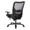 Space Seating 75 Series Big & Tall Double AirGrid Back and Fabric Seat Chair, Dillon Black 75-7A773-R107 - alternate 4