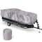 Pyle PyleUniversal Boat Adjustable Storage Cover - Waterproof, Heavy Duty, 25'-28'L to 96" Pontoon Boats PCVHP442 - alternate 1