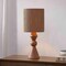 Jonathan Y Orbic Taper 23.5" Rustic Cottage Resin/Metal LED Table Lamp with Paper Rope Shade, Brown Wood Finish JYL9202A - alternate 7