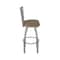 Holland Bar Stool Co 410 Jackie Stainless Steel 36in Swivel Bar Stool with Rein Thatch Seat 41036SS026 - alternate 2