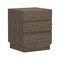 Manhattan Comfort Ardea 20in Nightstand in Walnut (3-Drawer) NS1673-3 - alternate 6