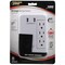 Powerzone Outlet Strip, Surge, USB, 6 Outlet(s) White ORRUSB346S - alternate 2