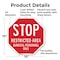 Signmission Stop Restricted Area Surgical Perso, 10 Inch X 10 Inch, Aluminum Metal Signs OC-A-10-181 - alternate 3