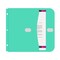 C-Line Products 8-1/2" x 11" Assorted Heavyweight Poly Binder Pockets, 36EA/DS, 6DS/CT 58730-DS - alternate 6