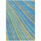 Homeroots 10' X 14' Denim Blue Sky Blue And Gold Striped Washable Indoor Outdoor Area Rug 614976 - alternate 5