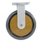 Vestil Rubber Rigid Caster 8 In. Diameter x 2 In. Width 881 Lb. Capacity Dark Gray/Gold CST-KSM-8X2MR-R - alternate 4
