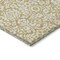Homeroots 5' X 8' Gold And Beige Damask Washable Indoor Outdoor Area Rug 595146 - alternate 5