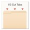 Pendaflex Earthwise 100% Recycled Manila File Folder, 1/3-Cut Tabs: Assorted, Letter, 0.75" Expansion, 100PK 1006989 - alternate 4