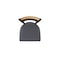 Holland Bar Stool Co Eleanor 36in Swivel Extra Tall Bar Stool, Black Wrinkle Finish, Medium Back and Canter Storm Seat 880 - alternate 6