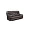 Homeroots 89" Brown Faux Leather Sofa With Black Legs 366321 - alternate 4