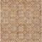 Homeroots 3' X 5' Copper Gray And Beige Floral Washable Indoor Outdoor Area Rug 595937 - alternate 5