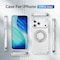 Alpha Digital iPhone 17 PROMAX Case w/ Magnet Ring Stand- Full Protection, Soft Flex -360 shockproof IP17PM-CLEAR - alternate 3