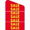 Showdown Displays 3 Ft  X 71 In  Eurofit Evolution Two-Shelf Incline Wall Graphics - Sale Red 908131-001 - alternate 2