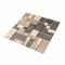 Apollo Tile Brown 11.7 in x 11.7 in Glass, Stone Polished Floor and Wall Mosaic Tile 4.75 sqft/case, 5PK APLCAS88026A - alternate 4