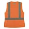 Ergodyne Hi-Vis Vest, L, 28 3/10 " L, Orange 22454 - alternate 1